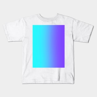 Purple and turquoise ombré Kids T-Shirt